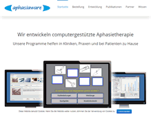 Tablet Screenshot of aphasiaware.de